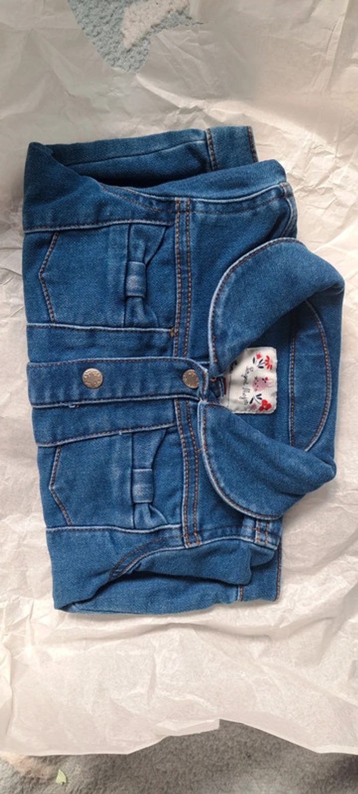Veste jean fille 12 mois sergent major - photo numéro 6