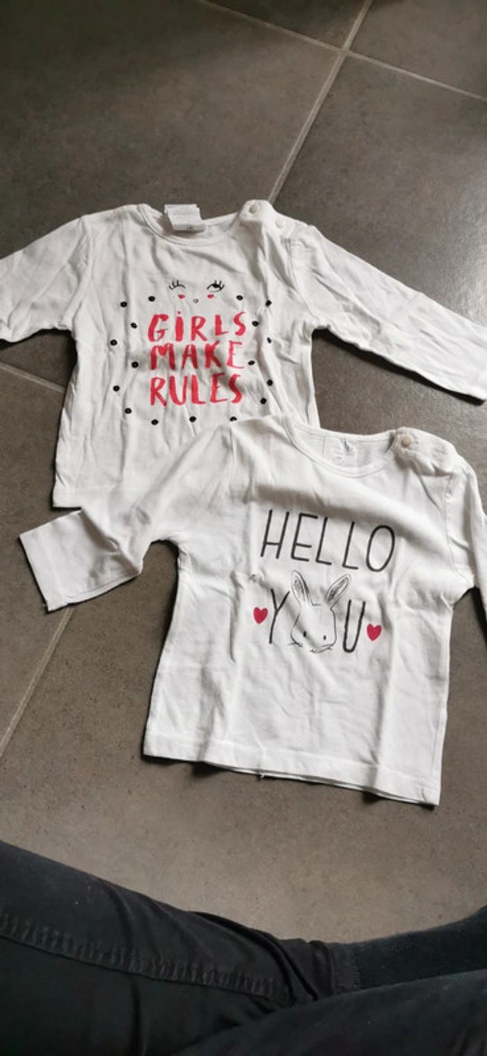 Lot Tee-shirt kiabi 9 mois