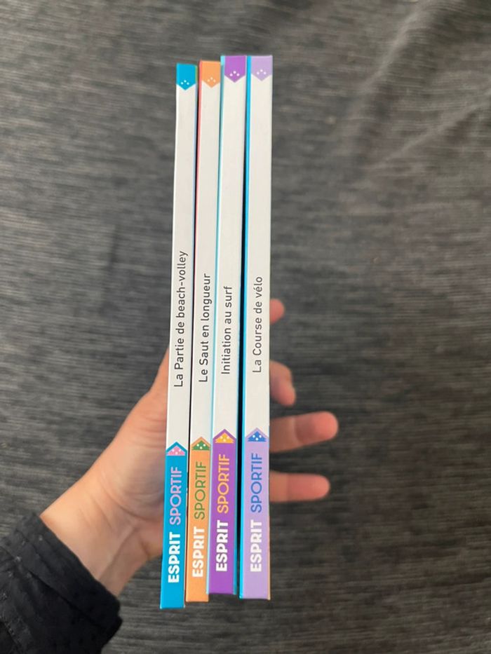 Lot de 4 livres Esprit sportif - Virginie Grimaldi - Hachette jeunesse - photo numéro 2