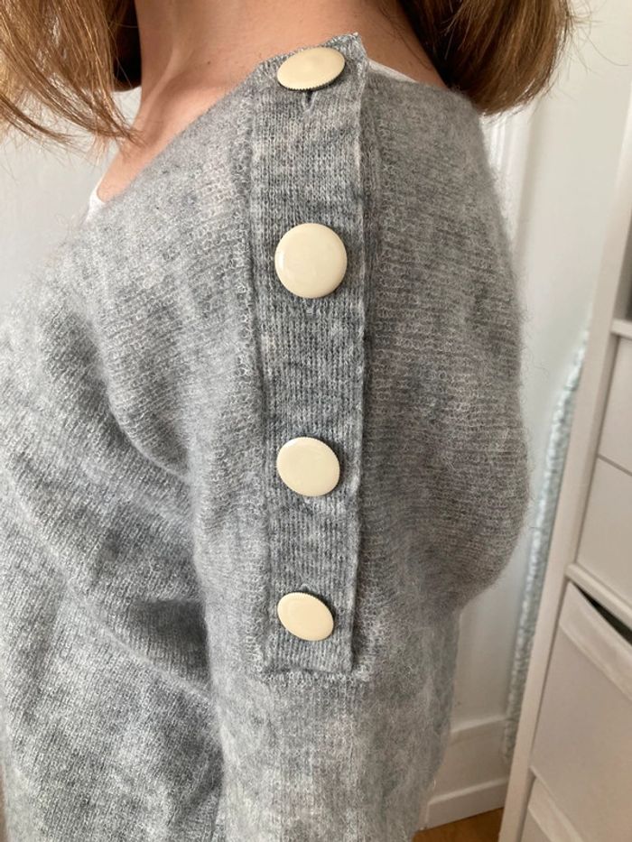 Pull Sézane gris - photo numéro 5