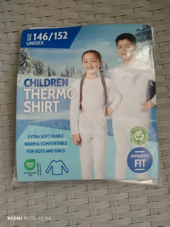 Maillot thermique unisexe taille 146/152 cm