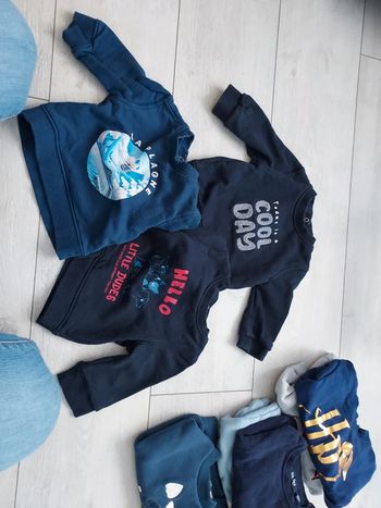 Lot 3 sweats 6 mois Kiabi