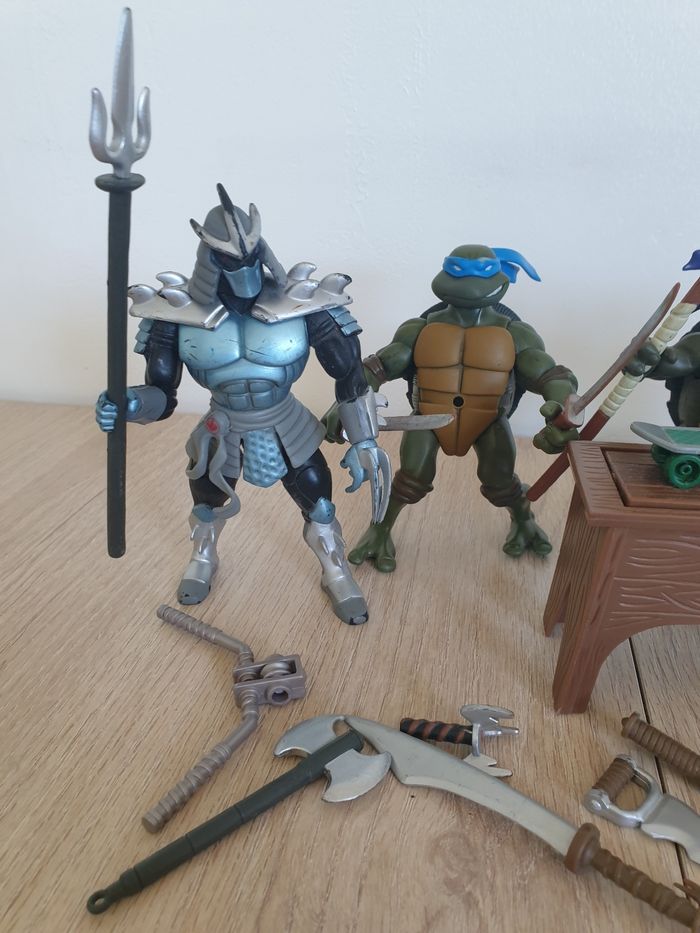Lot figurines tortue ninja - photo numéro 4