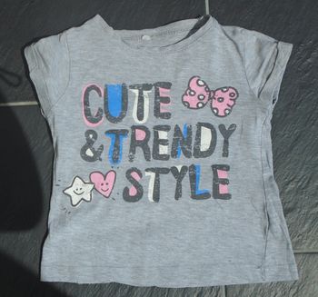 Joli tee-shirt fille 2-3 ans