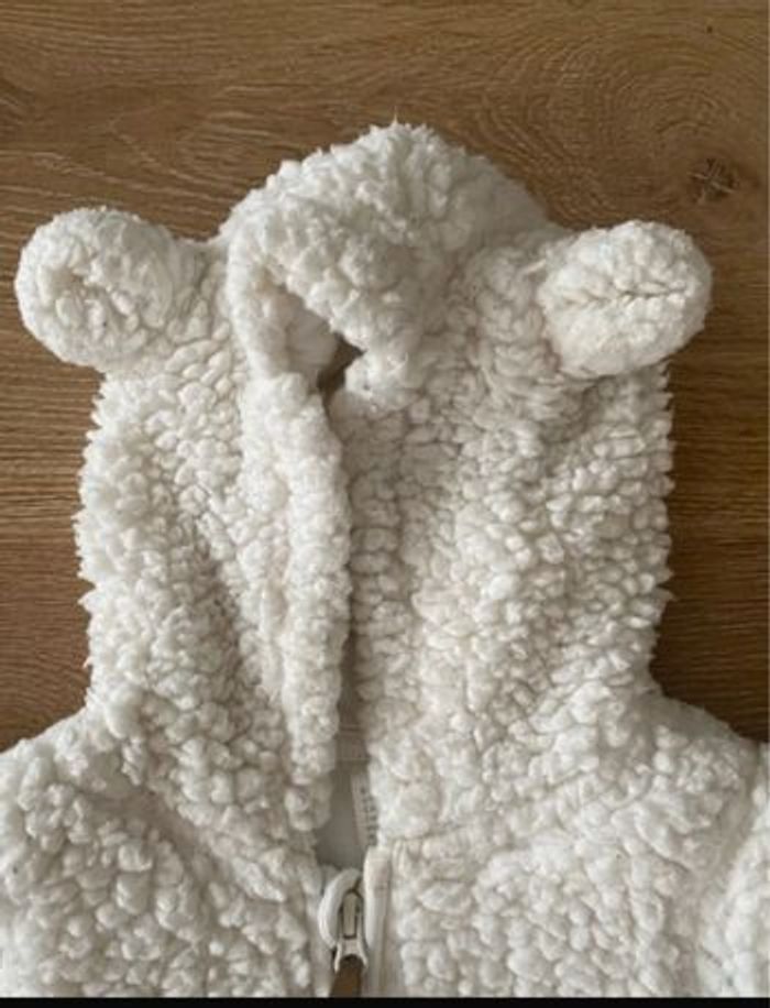 Combi pilote blanche H&M  blanche taille 3 mois - photo numéro 3