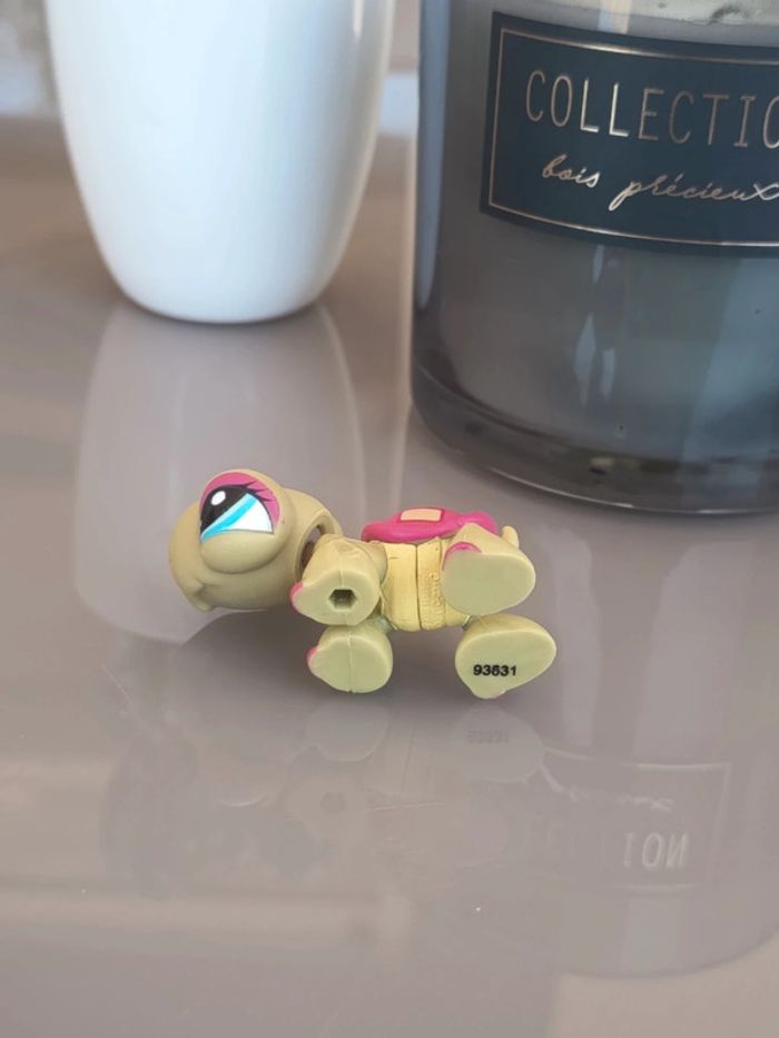 Littlest Pet Shop #1310 green and coral turtle - photo numéro 3
