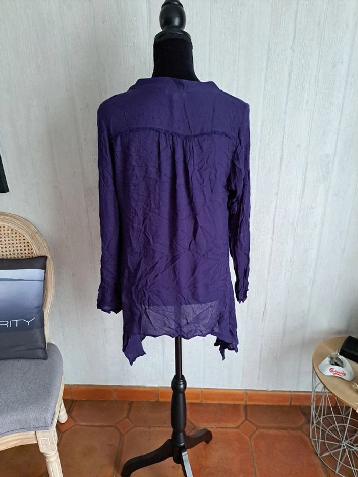 tunique longue violette - photo numéro 3