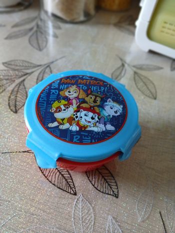 Boîte à goûter ronde Pat Patrouille