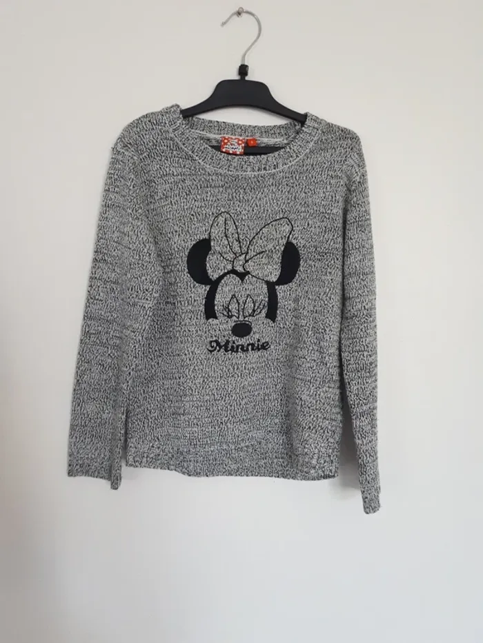Pull minnie disney a paillettes 6 ans