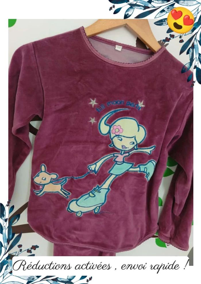 Ensemble Pyjama fille 8 ans - photo numéro 2