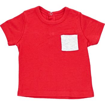 T-Shirt à manches courtes 3 mois en coton Petit Bateau