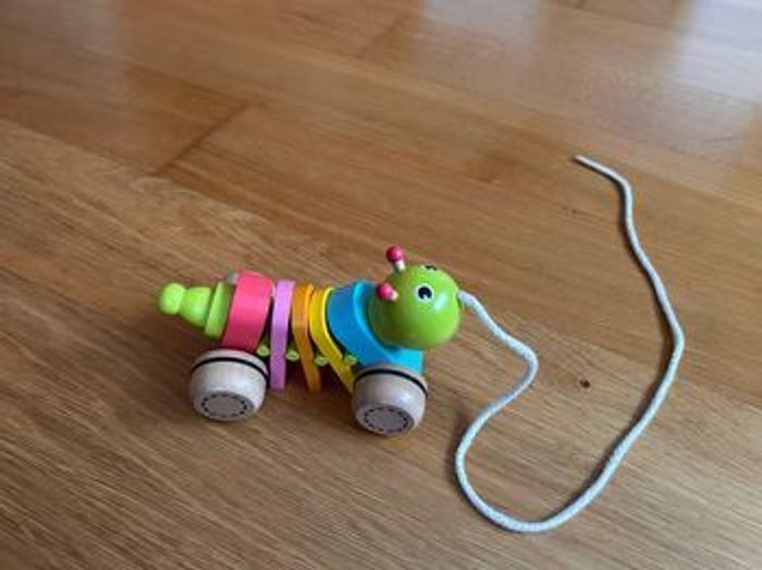 Lot jouets à tirer en bois - photo numéro 2
