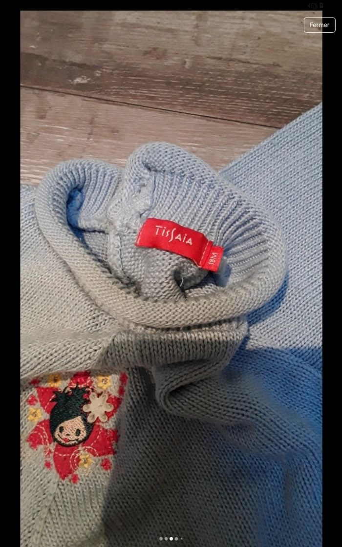 Lots de 3 pull en 18mois - photo numéro 3