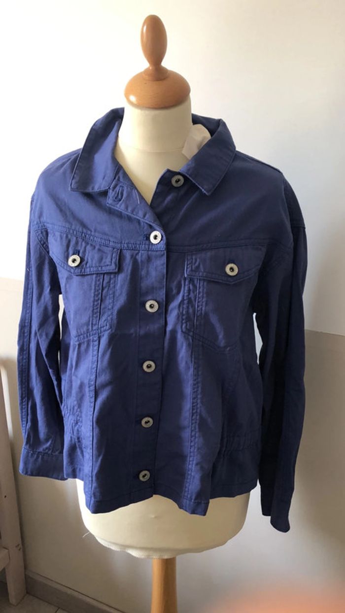 Veste coton Little miss Bleu