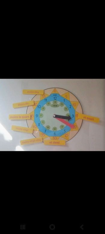 Horloge d'apprentissage