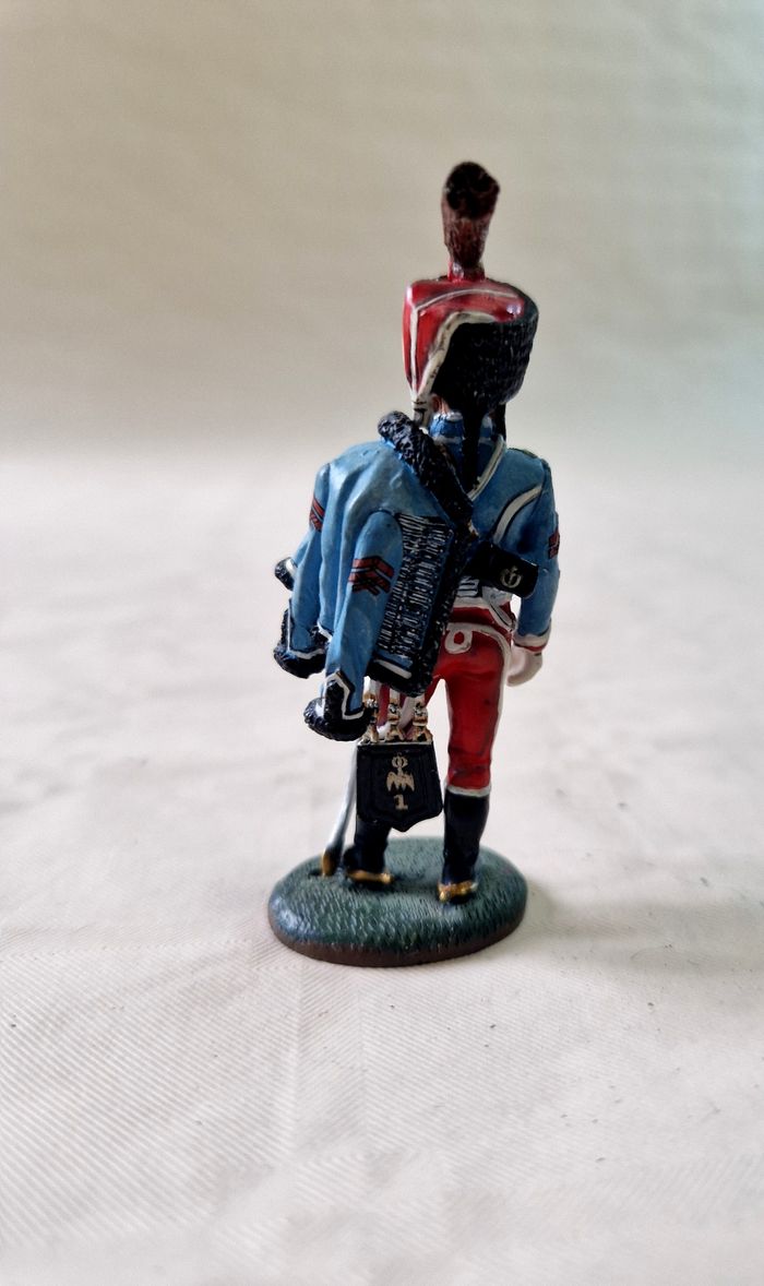 Figurine en plomb,  peinte à la main  , Del prado  , brigadier Hussard  , 1er rgt , 1810 - photo numéro 2