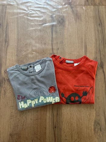 Lot 2 t-shirt manches longues