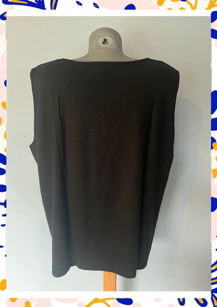Débardeur noir Eugen Klein ~ Taille L/XL – Motifs brillants - photo numéro 4