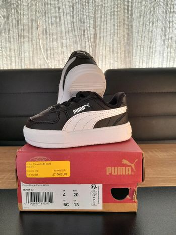Puma caven AC inf taille 20 noir et blanc