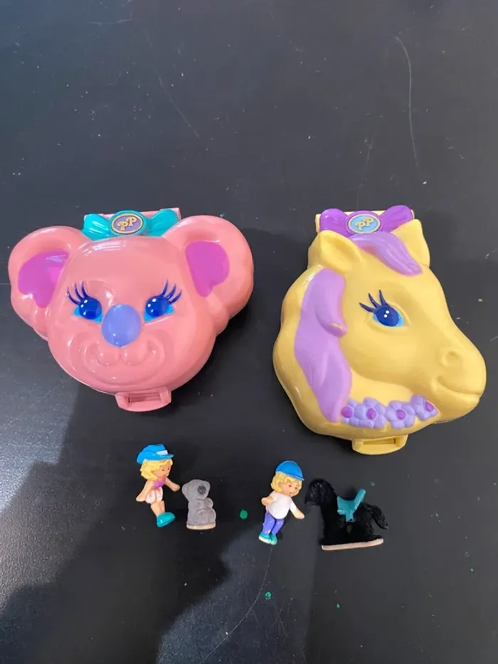 Lot de 2 polly pocket