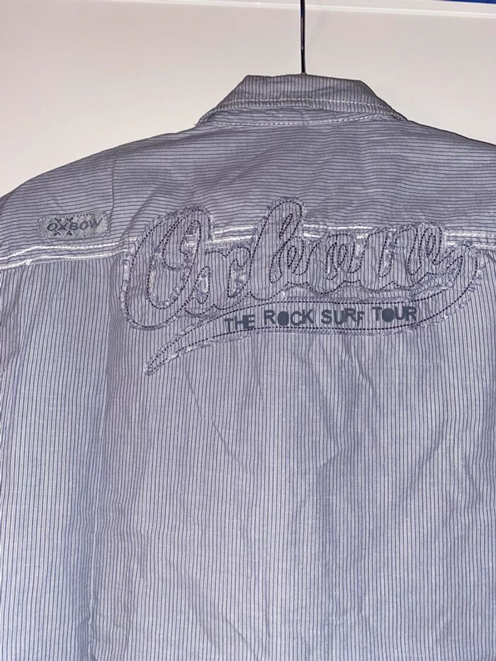 Chemise à manches courtes rayée - photo numéro 7