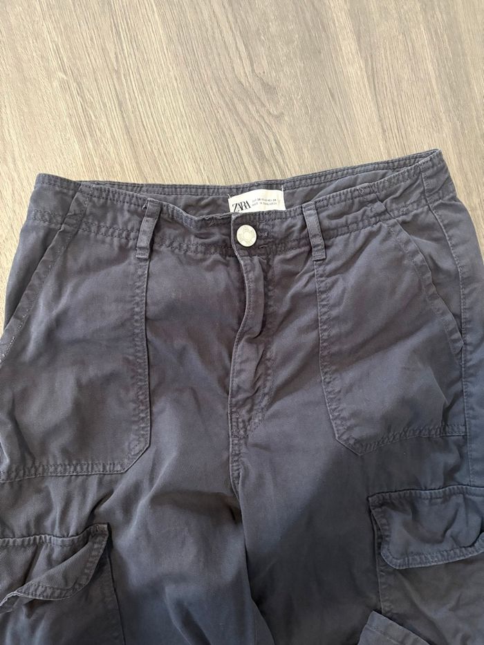 Cargo Zara noir homme - photo numéro 3