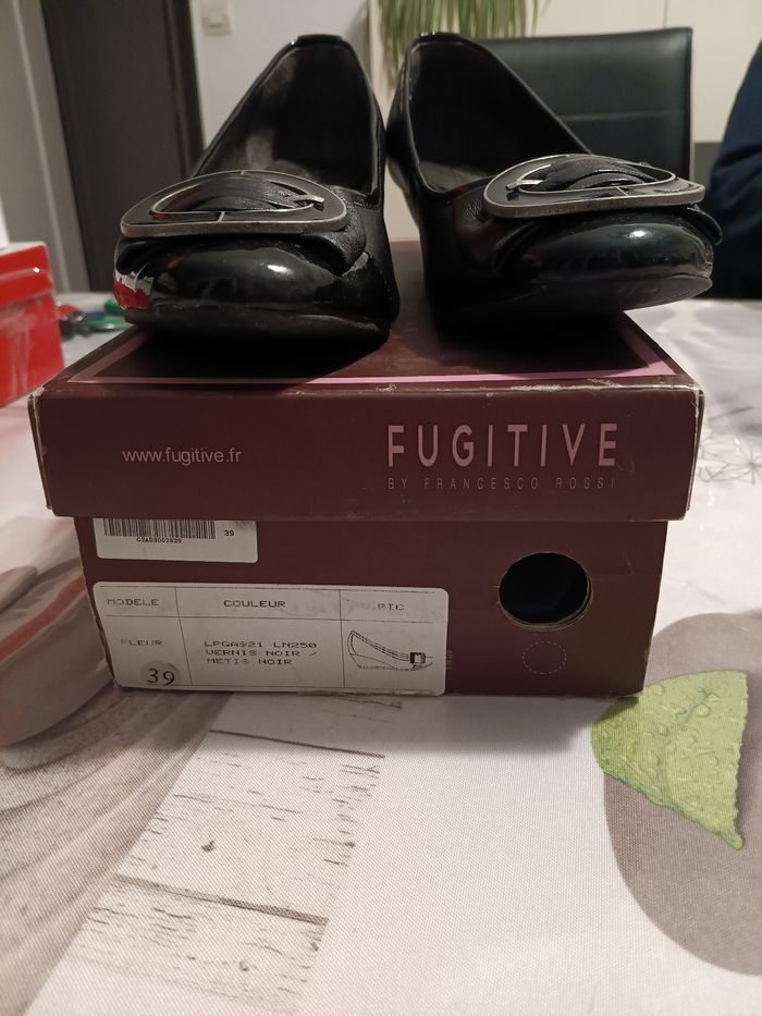 Ballerines en cuir noires - photo numéro 2