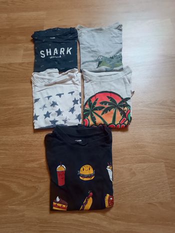 Lot de 5 tee shirts Kiabi 6 ans