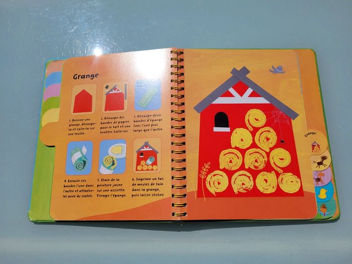 Premières activités manuelles usborne et 🐄 Ma petite ferme 🚜 - photo numéro 6