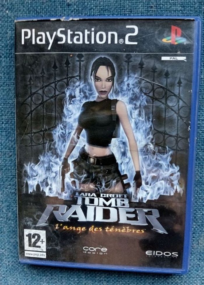 Jeu vidéo PS2 TOMB RAIDER, l'ange des ténèbres.