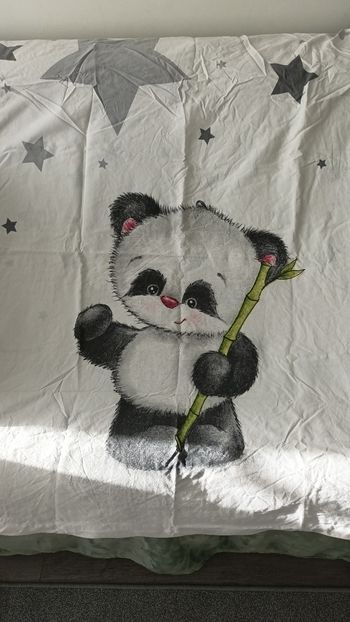 Parure housse et taie lit bébé