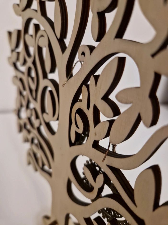 Boucles d'oreilles rond orientale cuivre violet - photo numéro 6