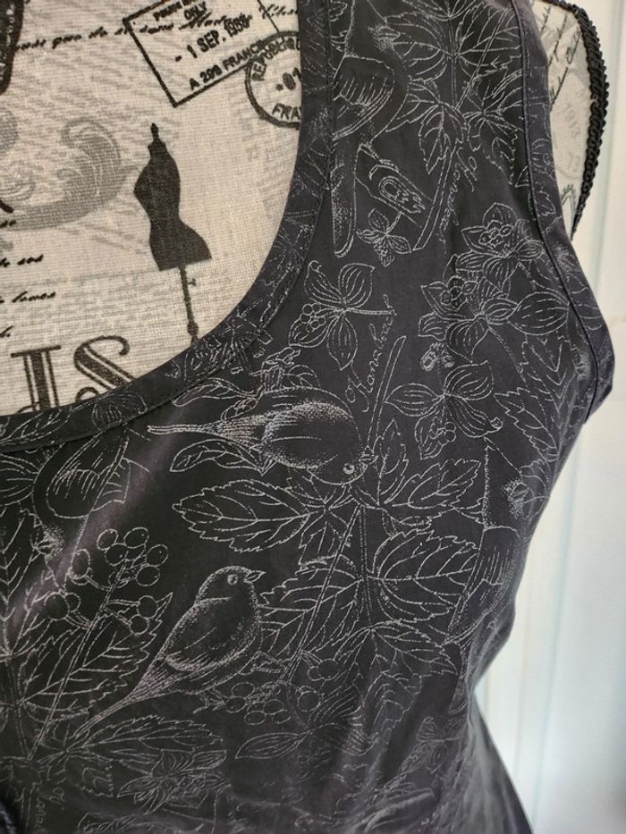 Magnifique Robe Noire à motifs de marque Kanabeach et de taille 40 - photo numéro 6