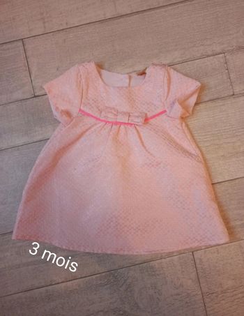 Robe rose paillettes orchestra