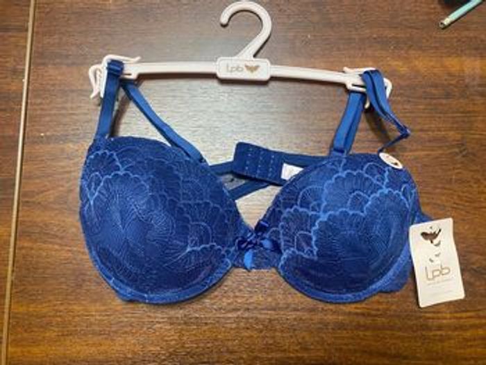 Soutien gorges lpb bleu marine 90c neuf