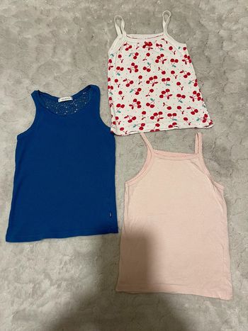 Lot de 3 débardeurs - 3/4 ans