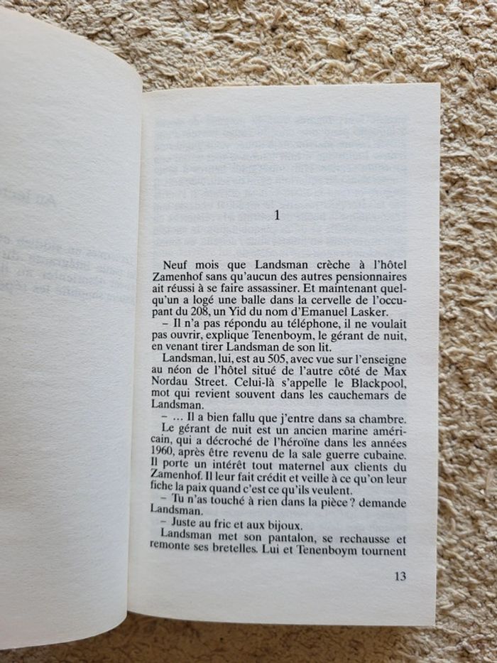 Livre Le club des policiers yiddish de Michael Chabon - photo numéro 6