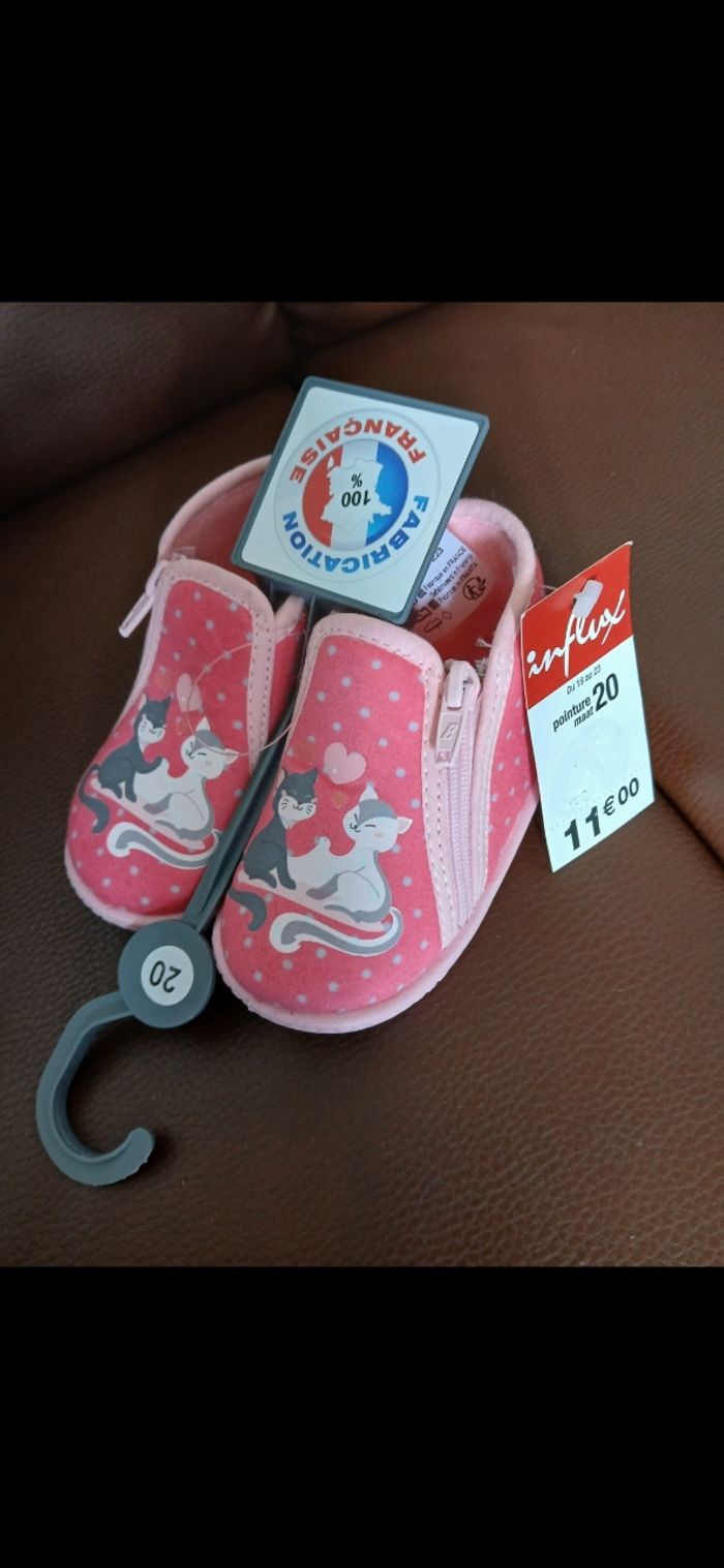 Chaussons fille chat 20 - photo numéro 2