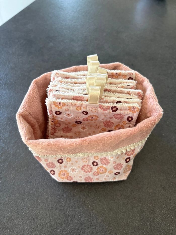 Panière et lingettes lavables - photo numéro 6