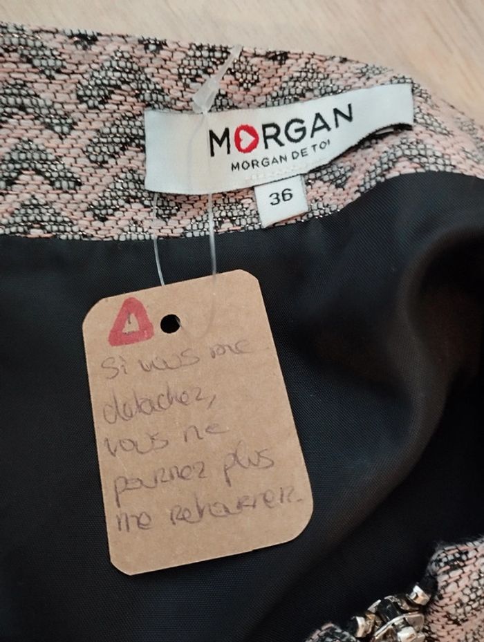 Jupe taille 36 fermeture à l'avant Morgan taille 36 - photo numéro 9