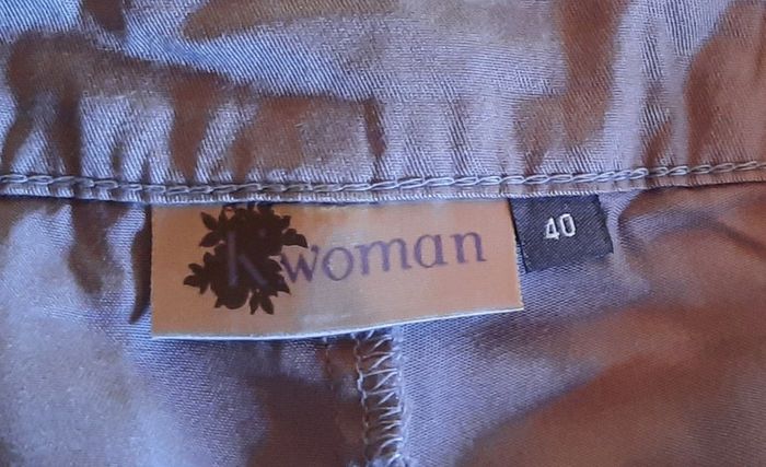 Pantalon gris, femme, K Woman, taille 40 - photo numéro 3