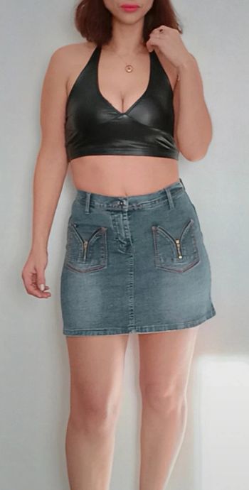 Minijupe jean sexy petit 40