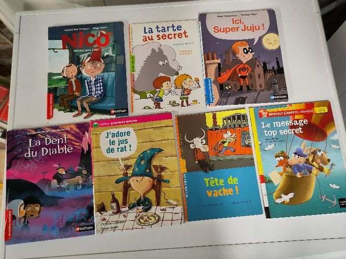 lot 7 livres premières lectures