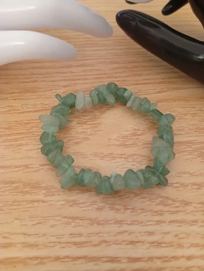 Solde 💝 Bracelet en pierres naturelles irrégulier 18cm spiritualité - photo numéro 2