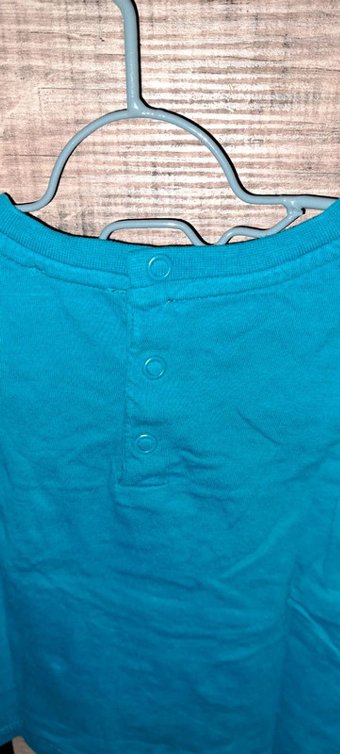 Tee-shirt bleu Du Pareil au Même 12 mois - photo numéro 5