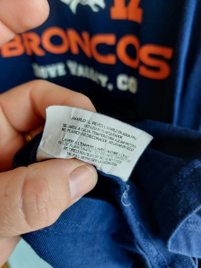 Tee-shirts Broncos NFL Taille L - photo numéro 4