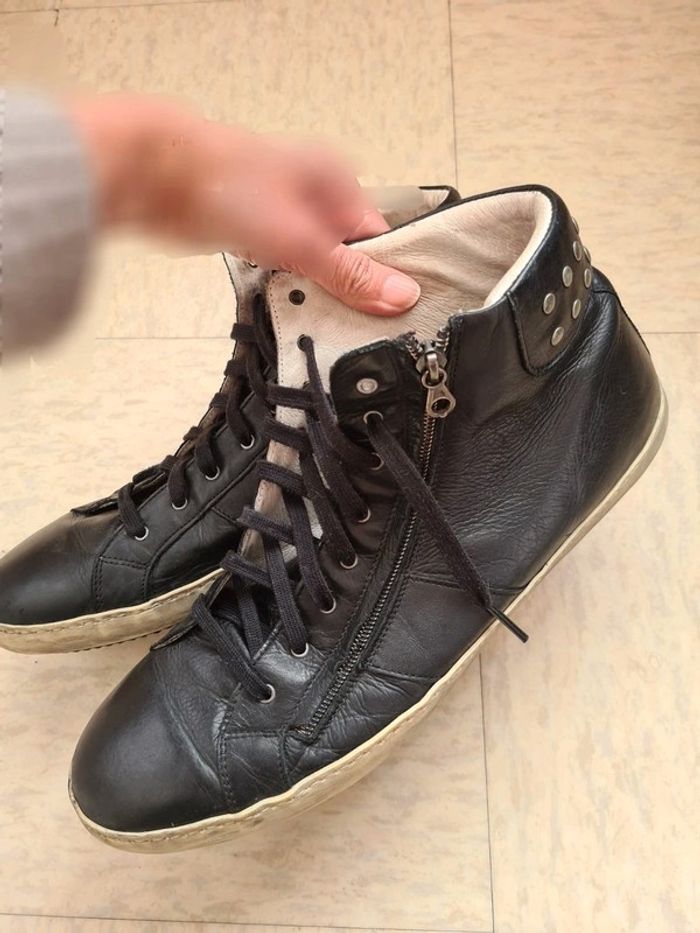 Chaussures montantes cuir Izac - photo numéro 2