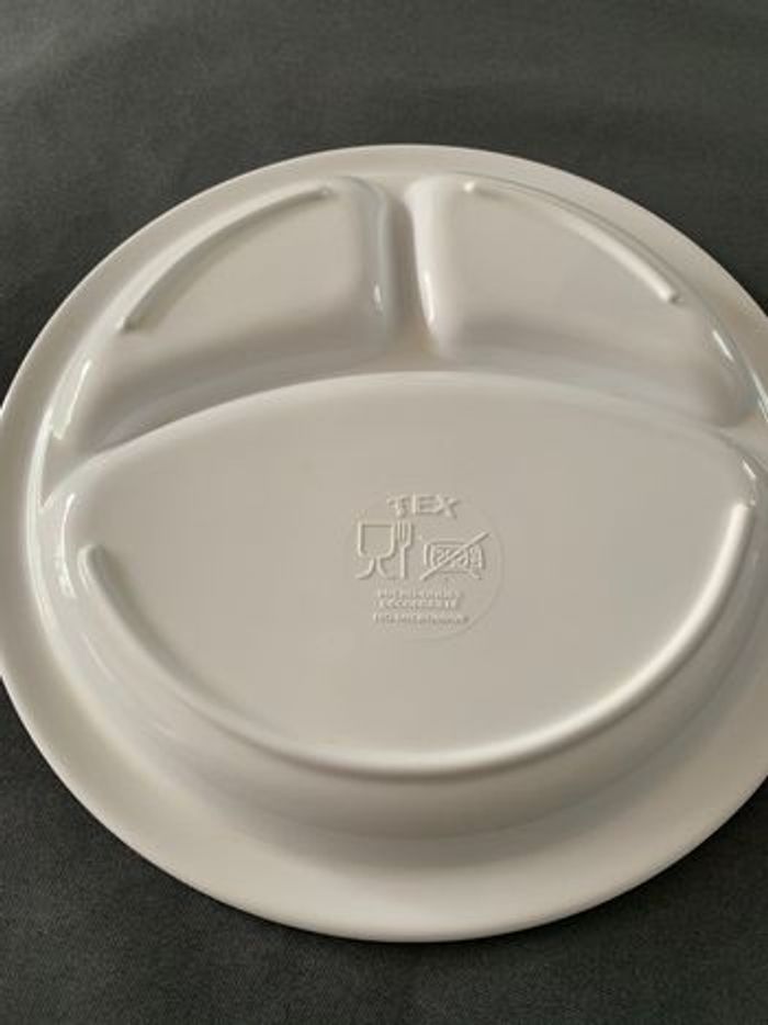 Assiette compartimentée enfant plastique animaux 21cm - photo numéro 3