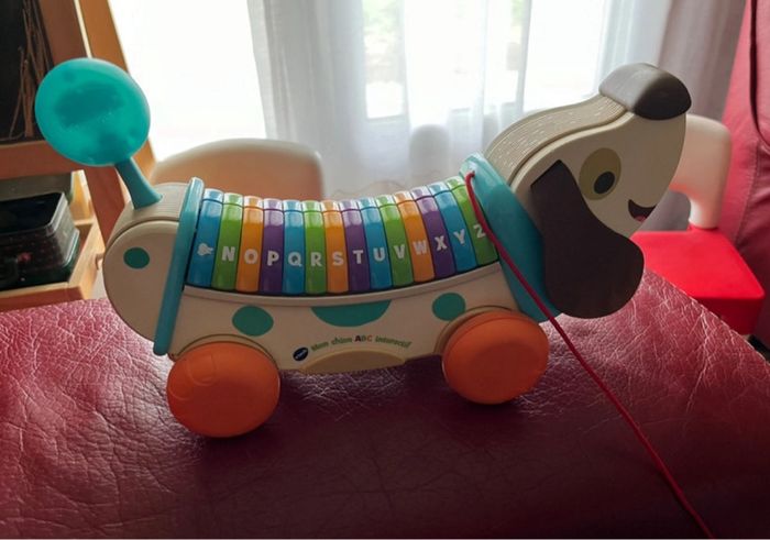 Chien à tirer interactif alphabet