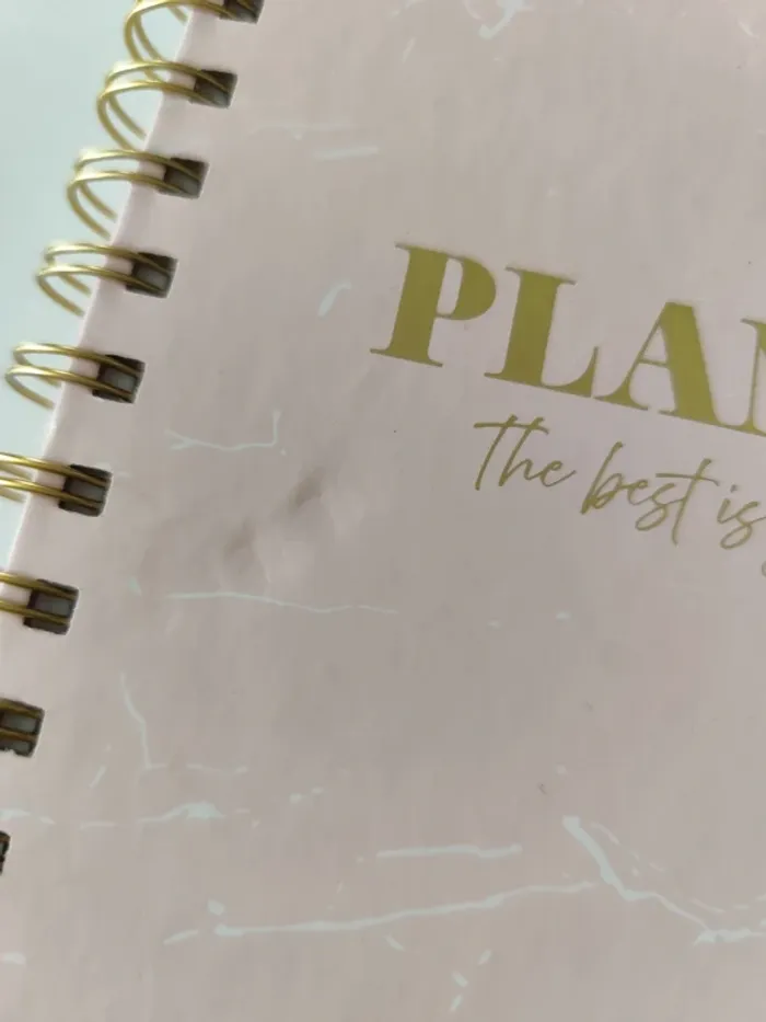 Carnet agenda planner sans date jamais servi - photo numéro 2